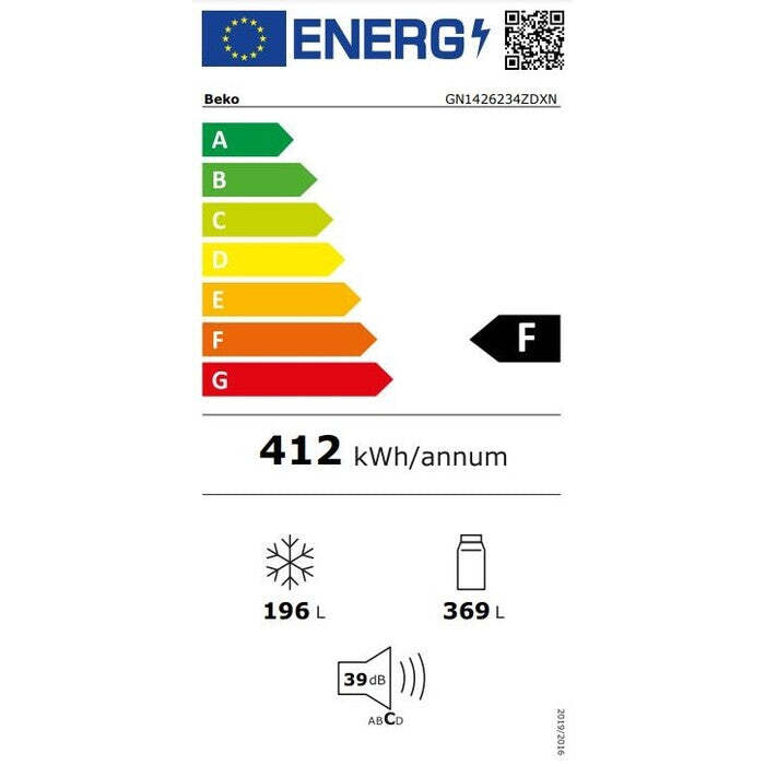 Americká chladnička Beko GN1426234ZDXN POŠKODENIA