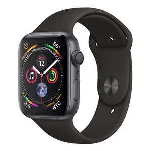 Apple Watch Series 4 GPS, 44mm, sivá, športový remienok