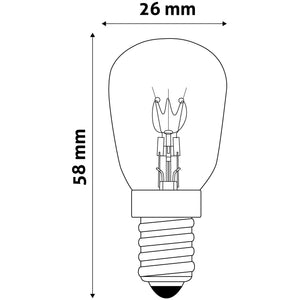 Avide žiarovka do rúry 300°C 40W E14 WW 3000K