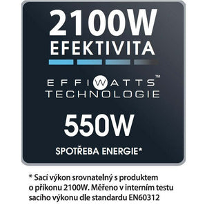 Bezvreckový vysávač Rowenta Compact Power XXL RO4855EA JAVÉ ZNÁMKY POUŽITIA