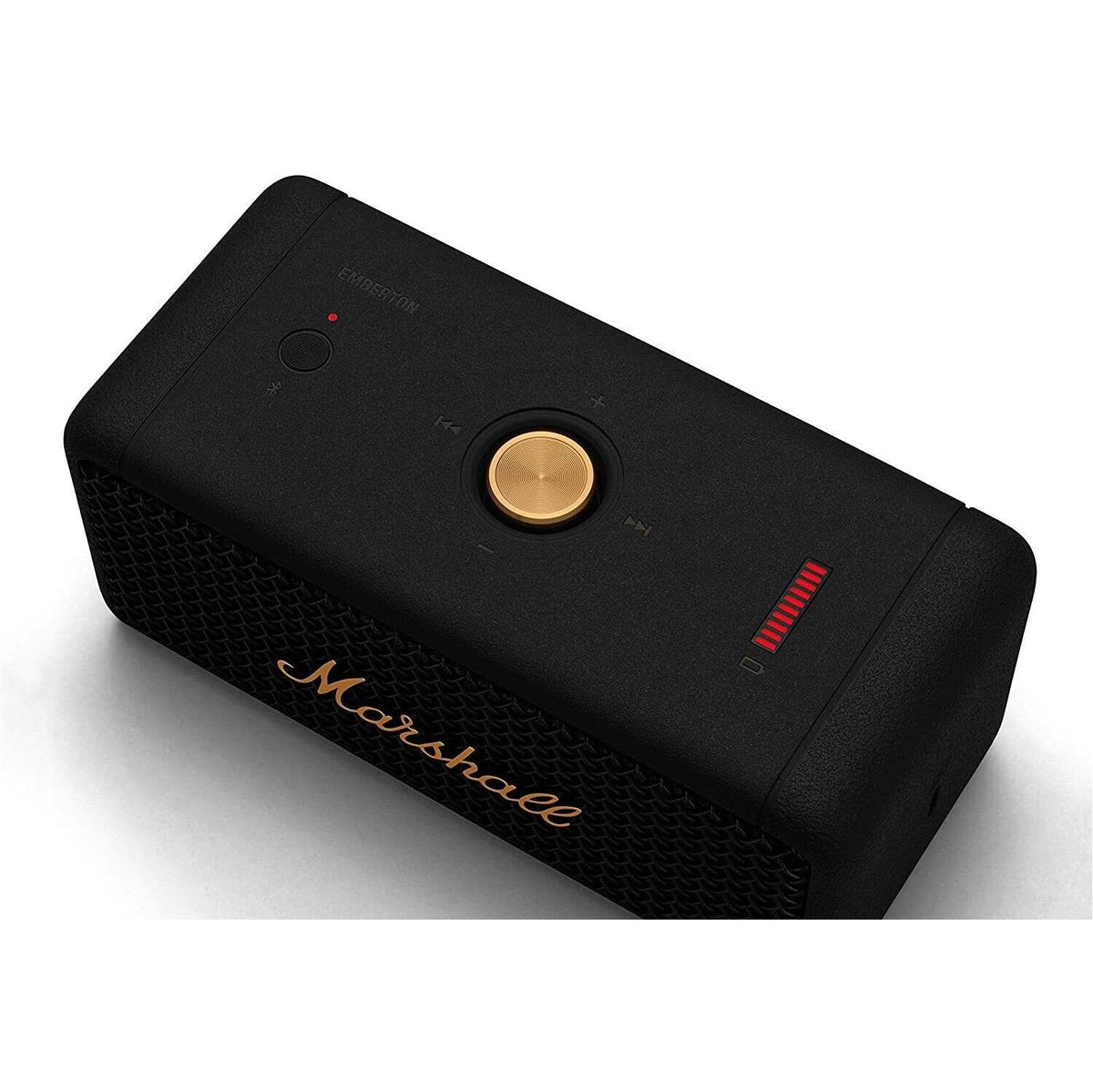 Bluetooth reproduktor Marshall Emberton Black &amp; Brass. VYBALENÉ