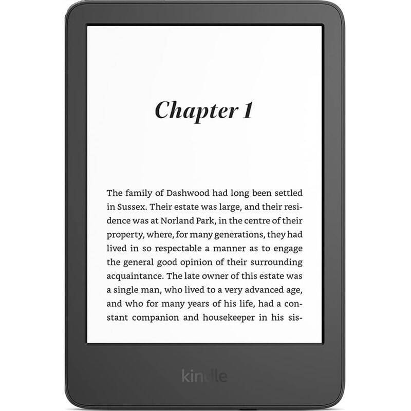 Čítačka kníh Amazon Kindle 6", 16GB, USB-C, bez reklamy, čierna