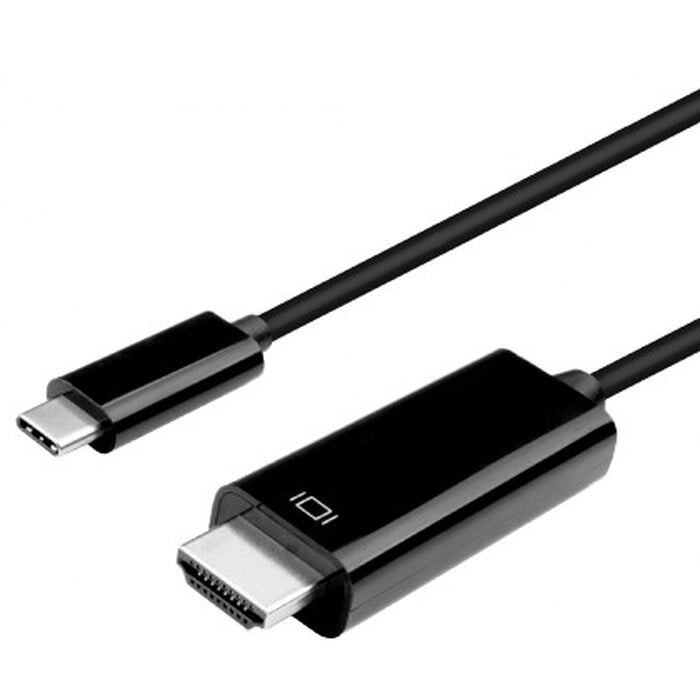 Dátový kábel Winner USB-C/HDMI, 3m, čierna POŠKODENÝ OBAL