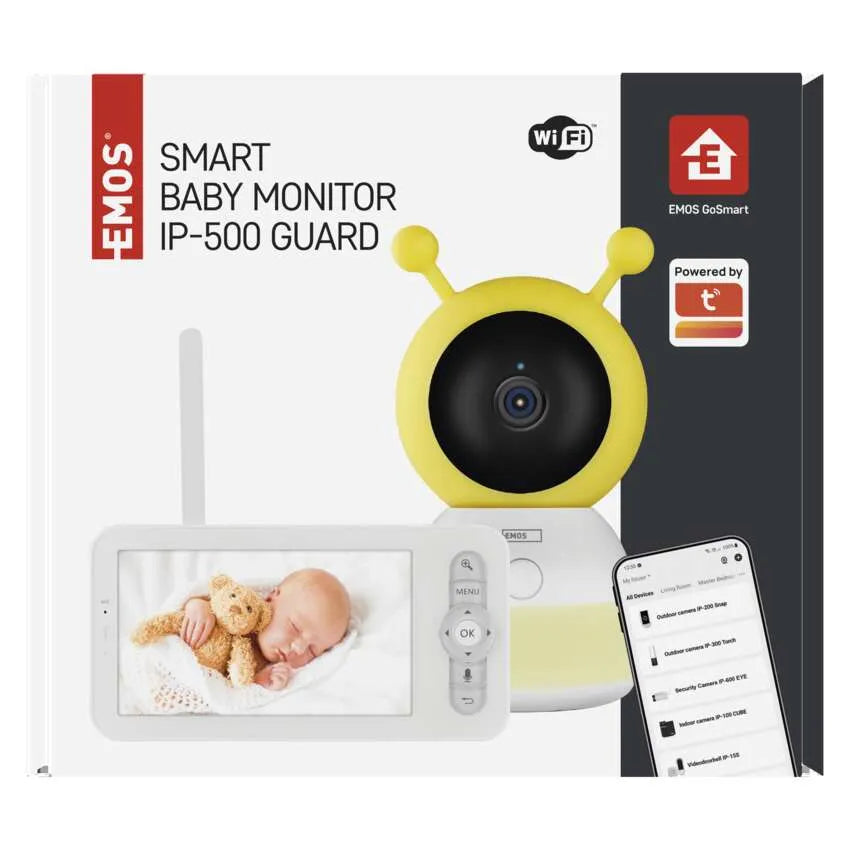 Detská opatrovateľka Emos GoSmart IP-500 GUARD s monitorom JAVÉ ZNÁMKY POUŽITIA