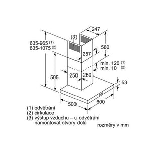 Digestor Bosch DWB66DM50 POŠKODENÝ OBAL