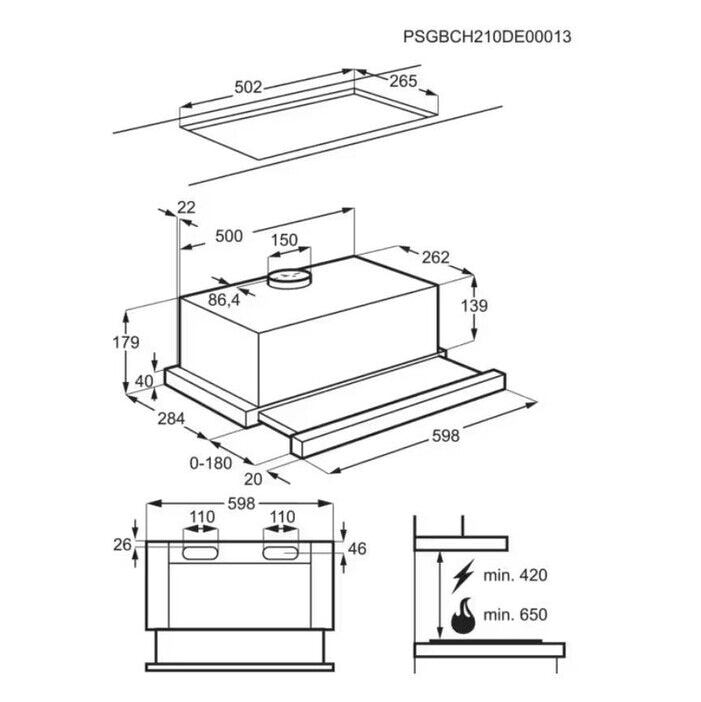 Digestor Electrolux LFP326FW