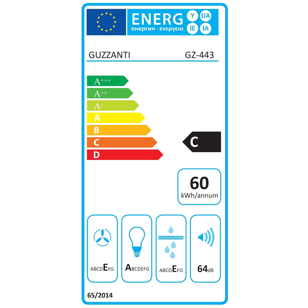 Digestor Guzzanti GZ 443 VYBALENÉ