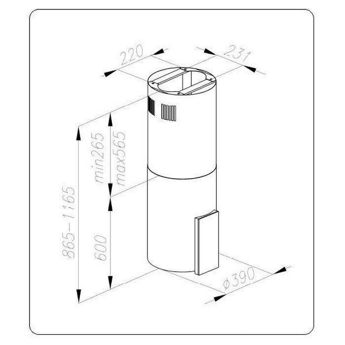 Digestor Guzzanti ORW black VYBALENÉ