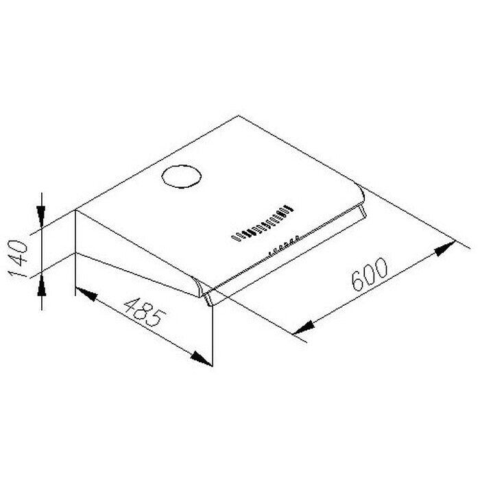 Digestor Guzzanti ZRW 60 W POŠKODENÝ OBAL