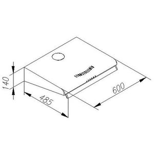 Digestor Guzzanti ZRW 60 W POŠKODENÝ OBAL