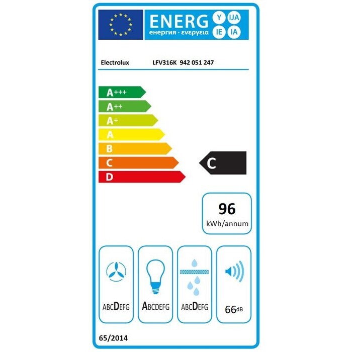 Digestor komínový Electrolux LFV316K