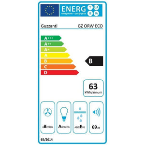 Digestor ostrovčekový Guzzanti GZ ORW ECO BLACK DROBNÉ KOZMETICKÉ CHYBY