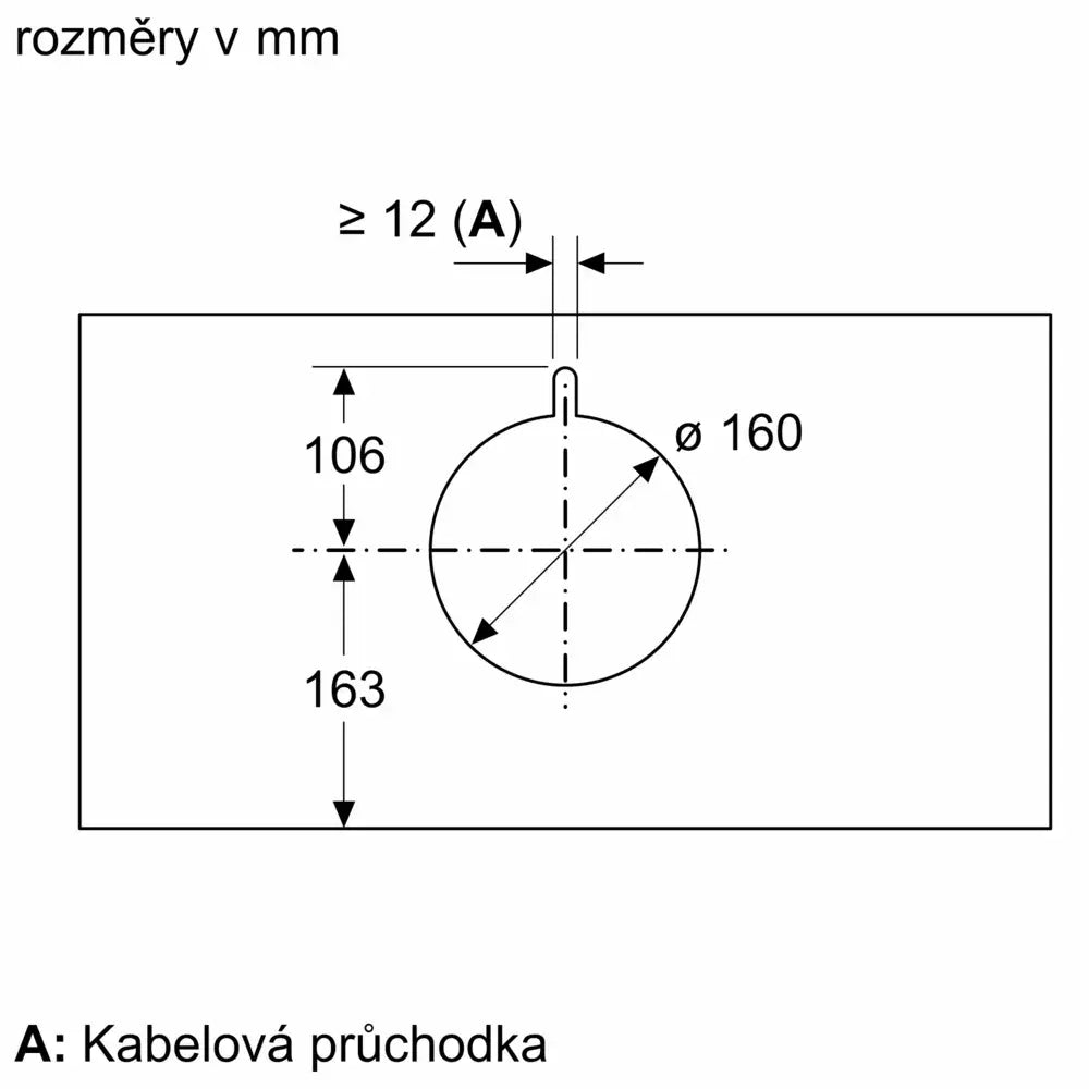 Digestor vstavaný Bosch DBB67AM60