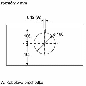 Digestor vstavaný Bosch DBB67AM60