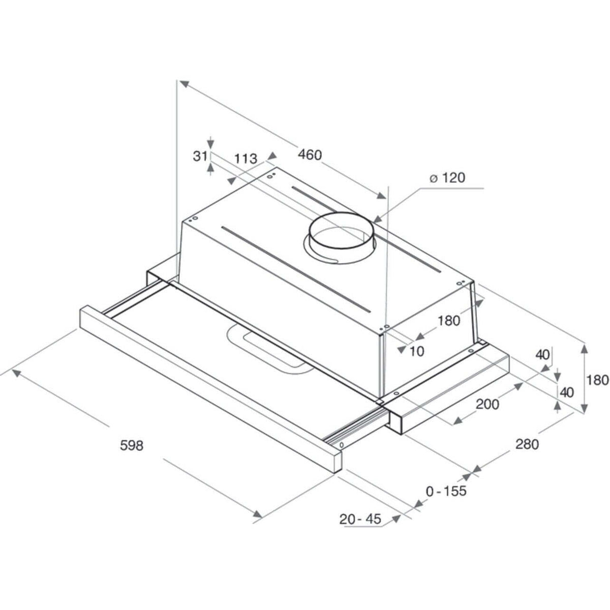 Digestor Whirlpool AKR 747 IX/1