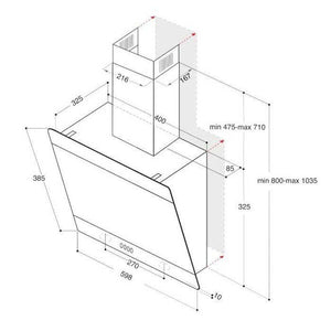 Digestor Whirlpool WHVP 62F LT W