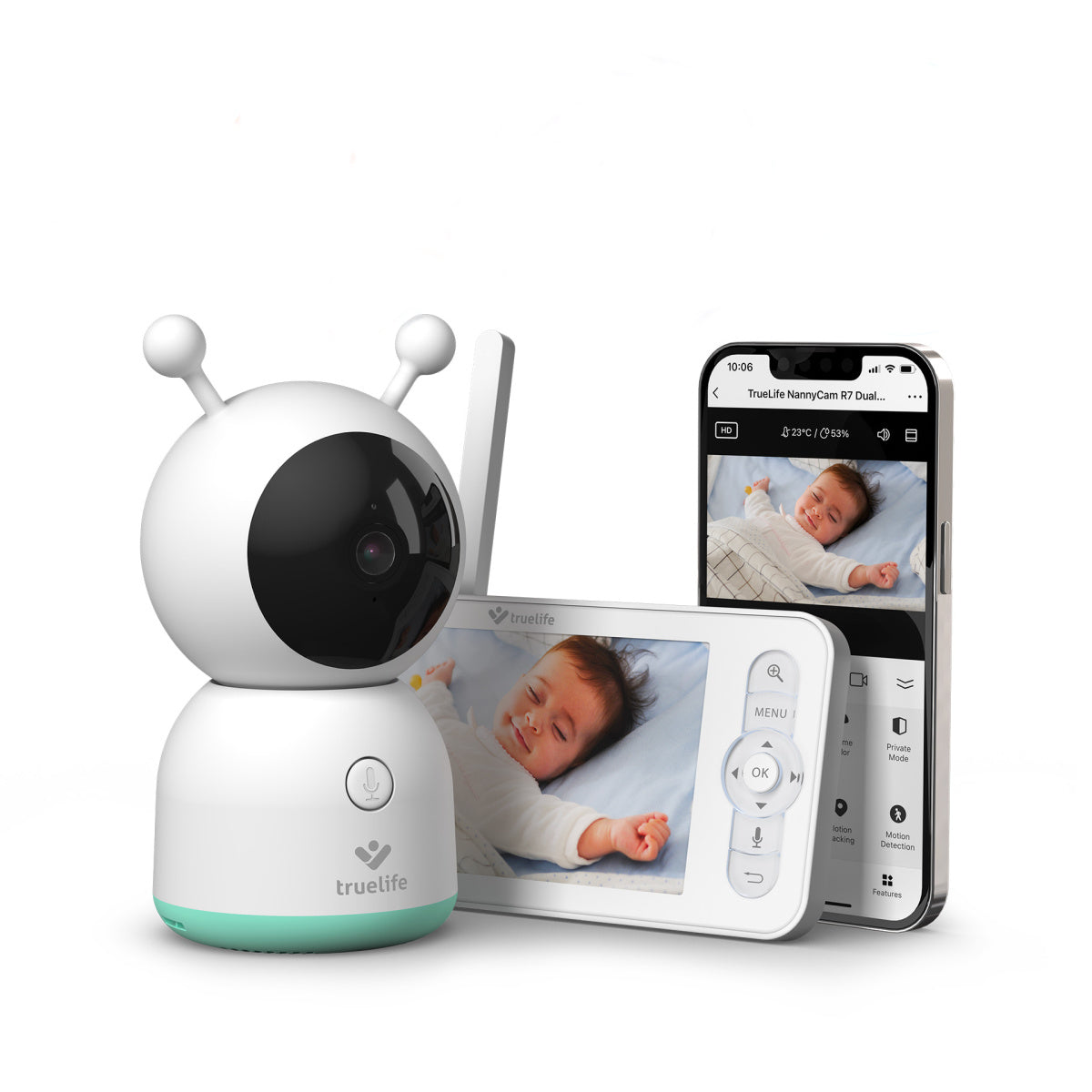 Digitálna video opatrovateľka TrueLife NannyCam R7 Dual Smart VYBALENÉ