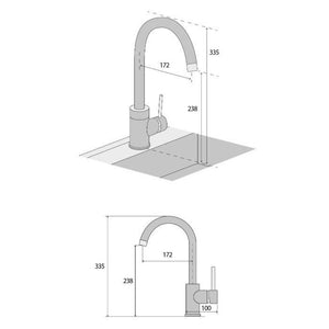 Drezová batéria Concept BDG3334BE, granit, béžová POŠKODENÝ OBAL