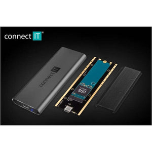 Externý box pre SSD Connect IT AluSafe (CEE-7050-AN) VYBALENÉ