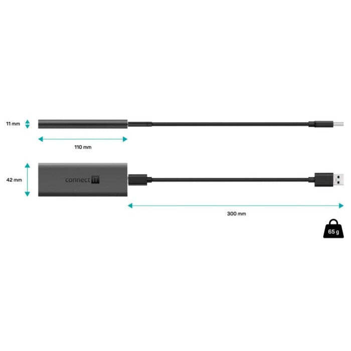 Externý box pre SSD Connect IT AluSafe (CEE-7050-AN) VYBALENÉ