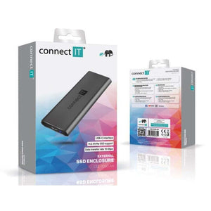 Externý box pre SSD Connect IT AluSafe (CEE-7050-AN) VYBALENÉ