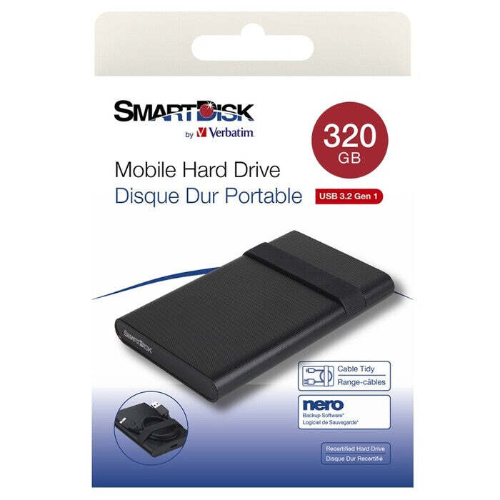 Externý HDD 320GB Verbatim SmartDisk (69810)