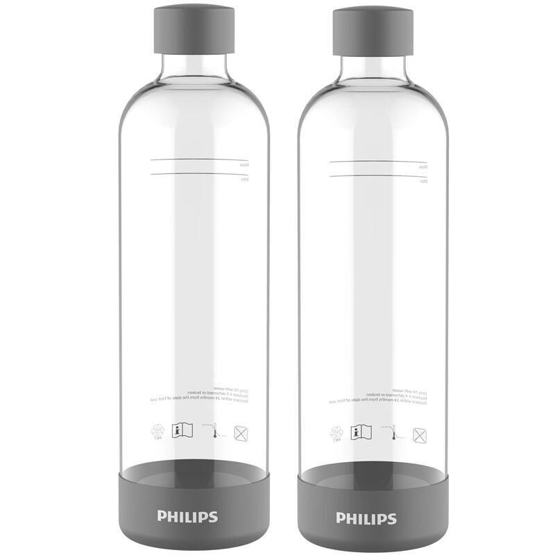 Fľaša Philips ADD911GR, 1l, sivá, 2ks