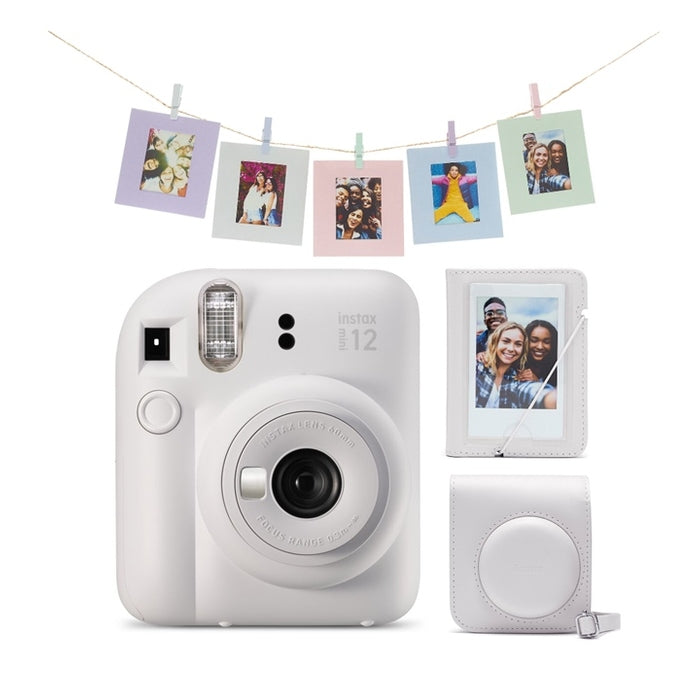 Fotoaparát Fujifilm Instax Mini 12, biela + sada príslušenstva