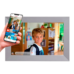 Fotorámik Denver 1026, 10,1", WiFi, aplikácia Frameo, šedá