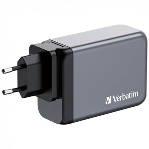 GaN nabíjačka Verbatim 240W, 2xUSB-C PD/USB-A QC 3.0