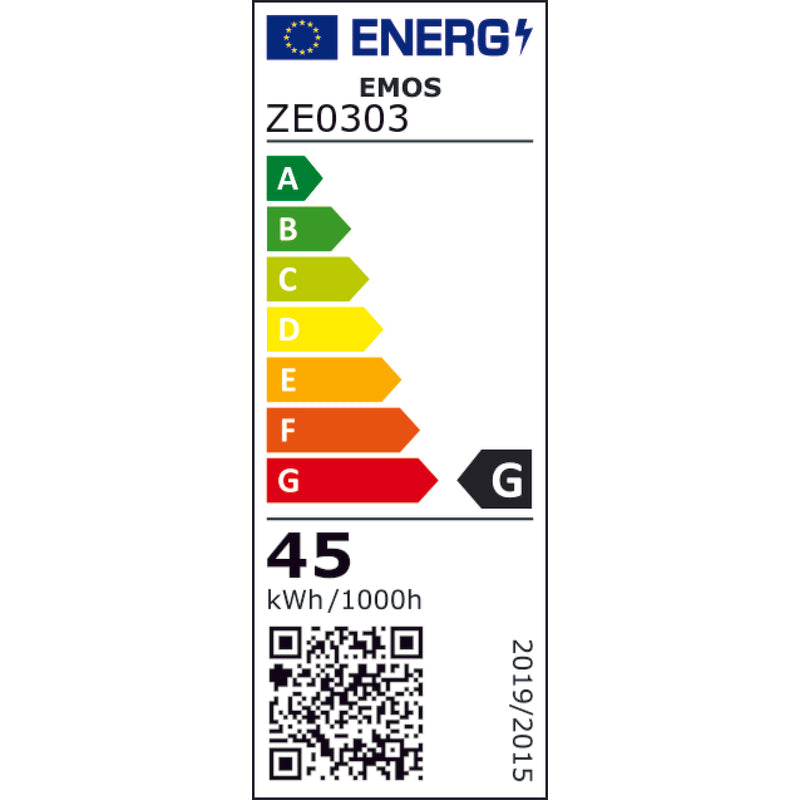 Halogénová žiarovka Emos ZE0303 JC 45W G9, teplá biela