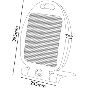 Halogénový ohrievač Entac 400/800W