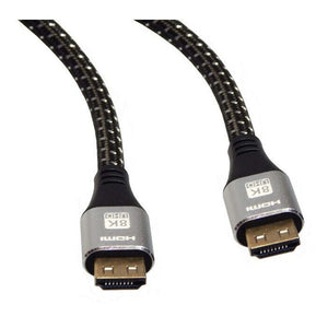 HDMI kábel AQ, 2.1, 3m, 8K, opletený POŠKODENÝ OBAL