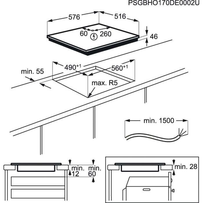 Indukčná doska AEG IKE64450XB