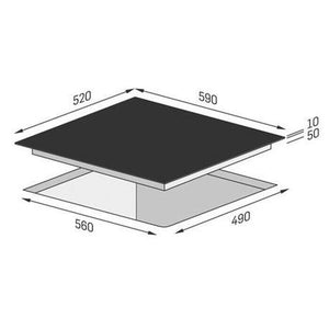 Indukčná doska Concept IDV2660n, POŠKODENÝ OBAL