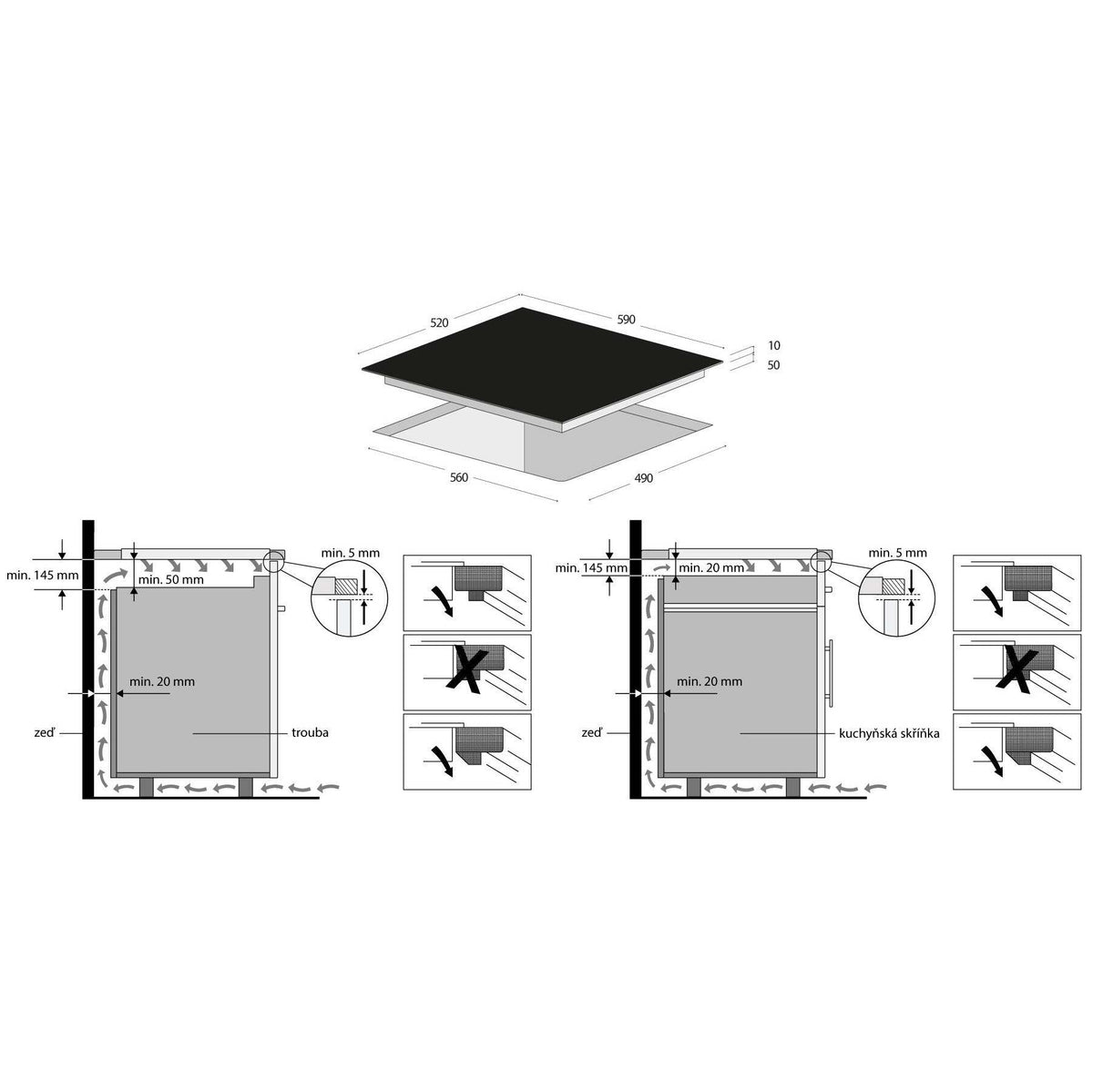 Indukčná doska Concept IDV4260WH