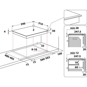 Indukčná doska Whirlpool WF S4160 BF