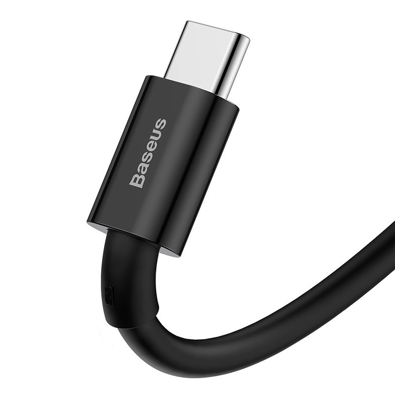 Kábel Baseus Superior USB na USB-C, 1m, 66W, čierna