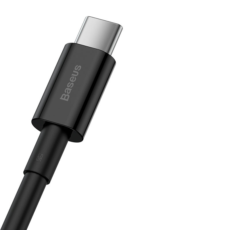 Kábel Baseus Superior USB na USB-C, 1m, 66W, čierna