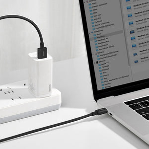 Kábel Baseus Superior USB na USB-C, 1m, 66W, čierna