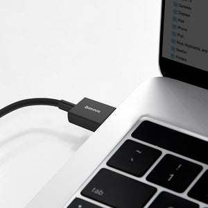 Kábel Baseus Superior USB na USB-C, 1m, 66W, čierna