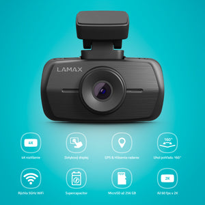 Kamera do auta Lamax C11 GPS 4K, WiFi, parkovací režim