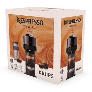 Kapsulový kávovar Nespresso Vertuo Del. DarkChrome Krups XN910C1