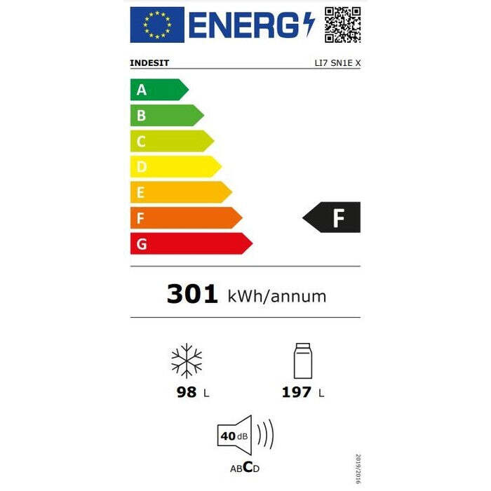 Kombinovaná chladnička Indesit LI7 SN1E X POŠKODENIA