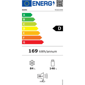 Kombinovaná chladnička Romo RCS2234W