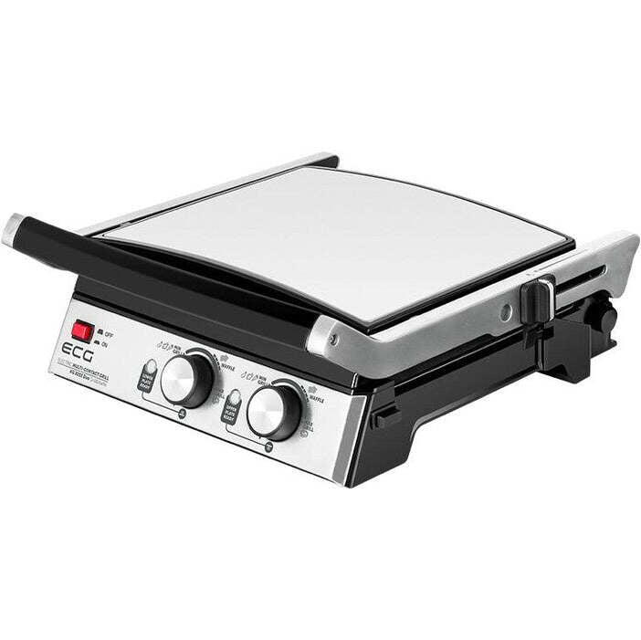 Kontaktný gril ECG Duo Grill &amp; Waffle KG 2033, 2000W POŠKODENÝ OBAL