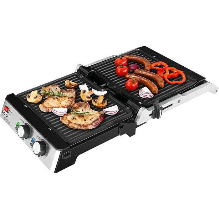 Kontaktný gril ECG Duo Grill &amp; Waffle KG 2033, 2000W POŠKODENÝ OBAL