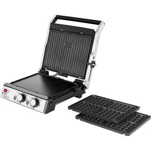 Kontaktný gril ECG Duo Grill & Waffle KG 2033, 2000W POŠKODENÝ OBAL