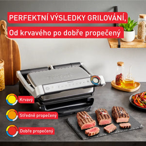 Kontaktný gril Tefal OptiGrill+ GC718D10, 2000W