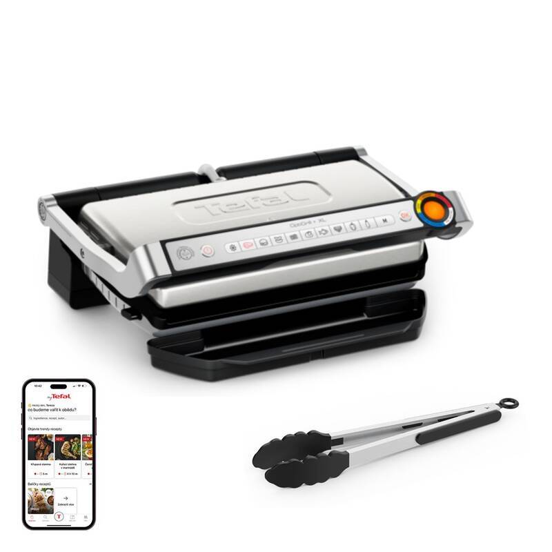 Kontaktný gril Tefal OptiGrill+ XL GC728D10, 2000W